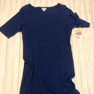 LuLaRoe Julia NWT Size L Blue Dress